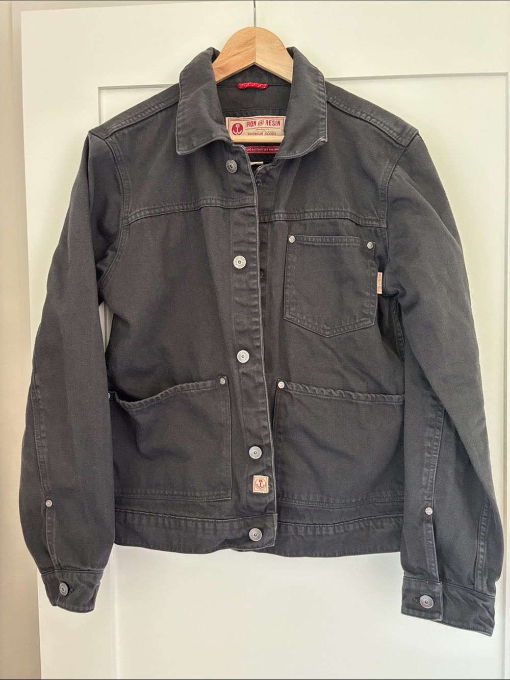 Iron & Resin Men’s Black Workwear Jacket - M - EUC